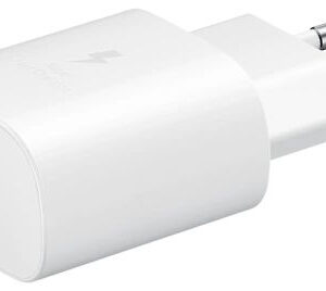 מטען קיר מהיר Samsung Super Fast Travel Charger 25W + כבל USB Type-C – צבע לבן