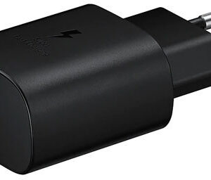 מטען קיר מהיר Samsung Super Fast Travel Charger 25W + כבל USB Type-C – צבע שחור