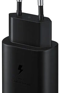 מטען קיר מהיר Samsung Super Fast Travel Charger 25W + כבל USB Type-C – צבע שחור