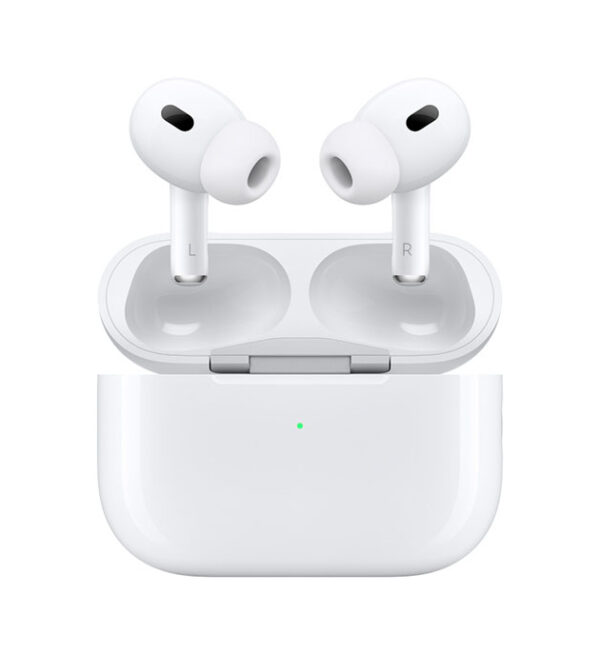 אוזניות אלחוטיות אפל Apple AirPods Pro 2 (2nd Generation) - כולל מארז עם טעינה אלחוטית MagSafe וחיבור USB-C