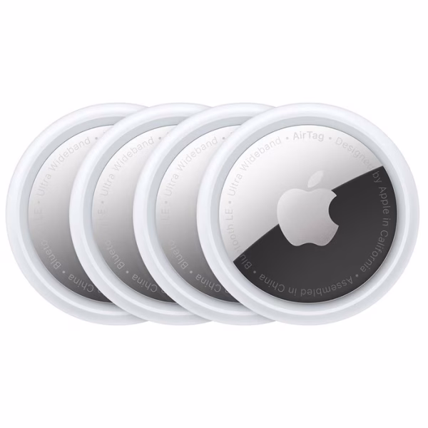 Apple AirTag – מארז 4 יחידות צבע לבן – שנה אחריות ע"י היבואן הרשמי