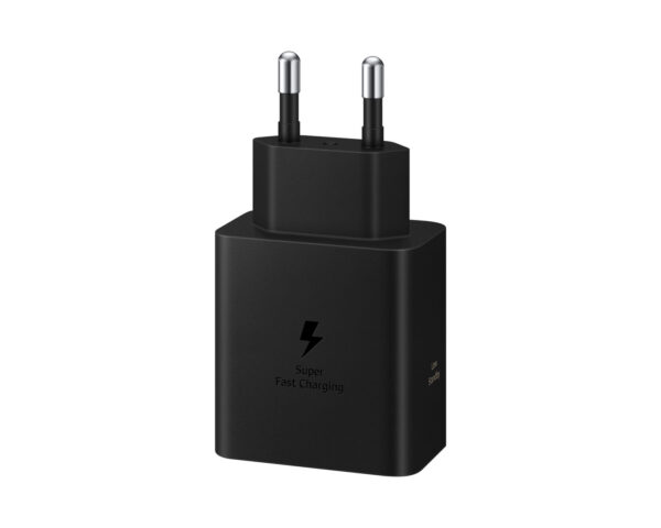 מטען קיר מהיר Samsung Super Fast Travel Charger  60W  USB Type-C – צבע שחור
