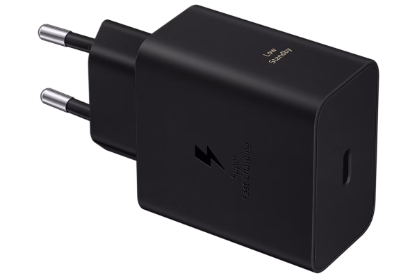 מטען קיר מהיר Samsung Super Fast Travel Charger  60W  USB Type-C – צבע שחור