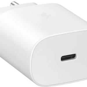 מטען קיר מהיר Samsung Super Fast Travel Charger 25W  USB Type-C – צבע לבן