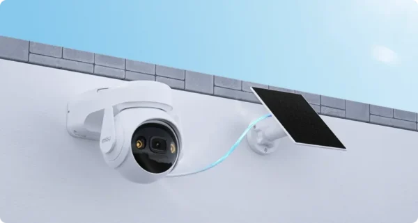 מצלמת אבטחה עם פאנל סולרי Imou Cell PT 4G שנה אחריות ע"י היבואן הרשמי