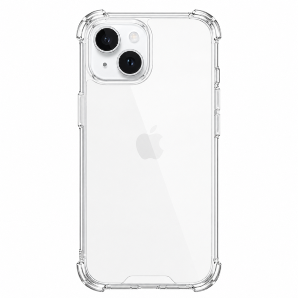 כיסוי סיליקון ל- 13\14\iPhone 17e\16e\15  – צבע – שקוף