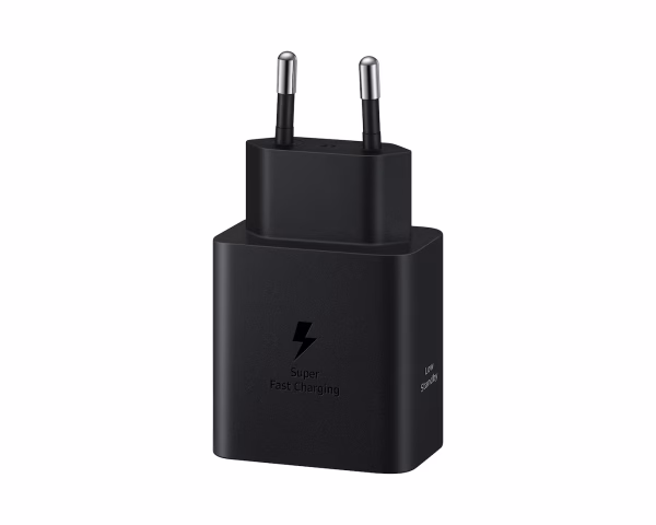 מטען קיר מהיר Samsung Super Fast Travel Charger 45W + כבל USB Type-C – צבע שחור