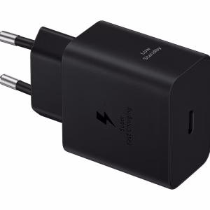 מטען קיר מהיר Samsung Super Fast Travel Charger 45W + כבל USB Type-C – צבע שחור