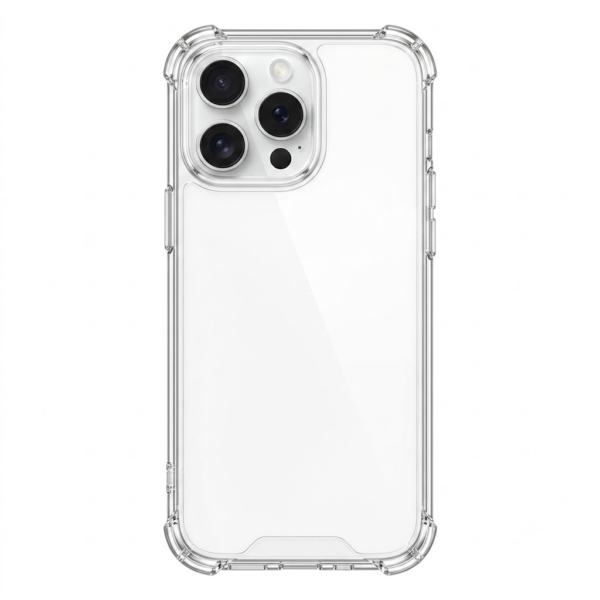 כיסוי סיליקון ל- iPhone 16 Pro Max  – צבע – שקוף