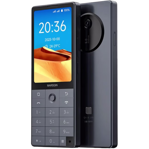 טלפון סלולרי חצי טאצ – Qin F25 -128GB 6GB RAM 4G –  שנה אחריות