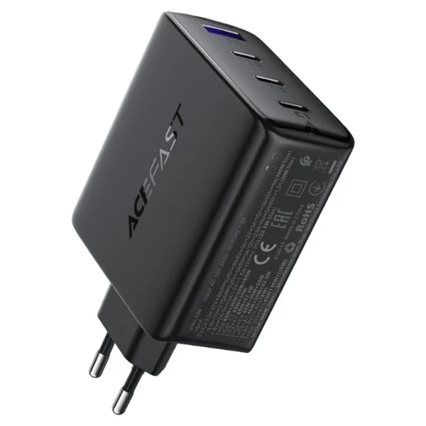 ראש מטען מהיר ACEFAST A94 PD100W מולטי להטענת כל המכשירים במטען אחד צבע שחור – יבואן רשמי