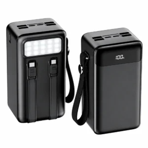 סוללת גיבוי ACEFAST M51 22.5W 50,000mAh עם שישה יציאות פלט ושני כבלים מובנים - יבואן רשמי