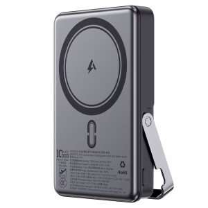 סוללת גיבוי מגנטית AceFast M17 10,000mAh ומעמד מתקפל - יבואן רשמי
